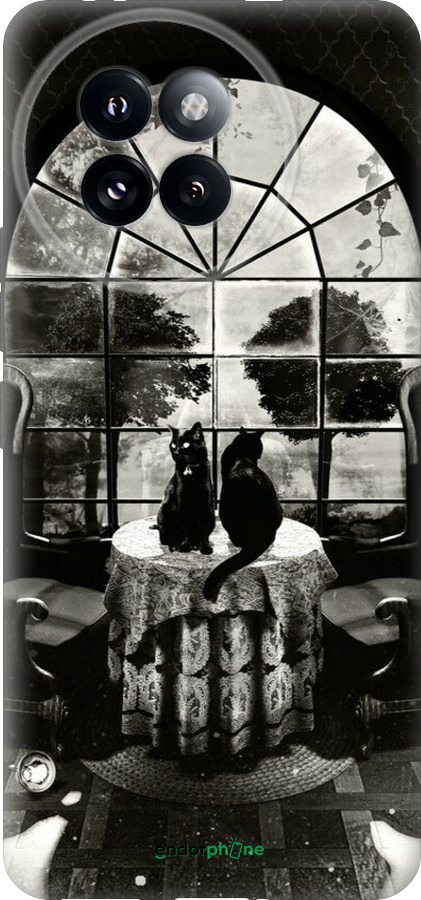 Силиконовый чехол Череп и коты для Xiaomi Civi 4 Pro - 6432u-3682 изображение 