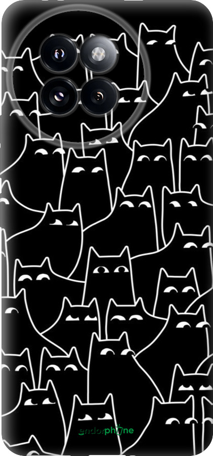 Силиконовый чехол С изображением кошек для Xiaomi Civi 4 Pro - 6470u-3682 изображение 