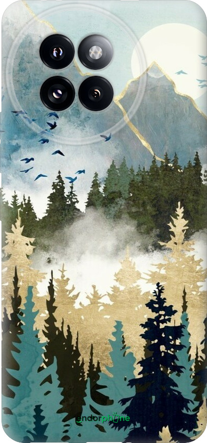 Силиконовый чехол С изображением лесного пейзажа для Xiaomi Civi 4 Pro - 6548u-3682 изображение 