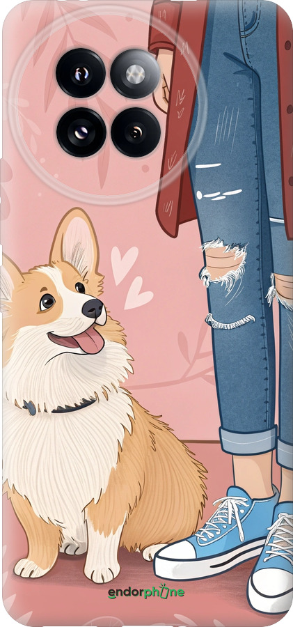 Силиконовый чехол Корги 3 для Xiaomi Civi 4 Pro - 6707u-3682 изображение 