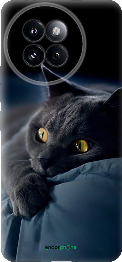 Силіконовий чехол Димчастий кіт для Xiaomi Civi 4 Pro - 825u-3682 изображение 