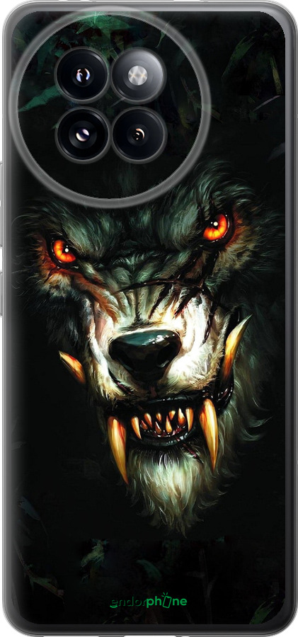 Силиконовый чехол Дьявольский волк для Xiaomi Civi 4 Pro - 833u-3682 изображение 