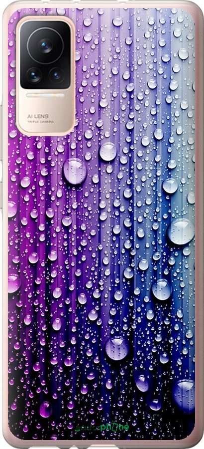 

Силіконовий чохол "Краплини води" для Xiaomi Civi, Синій