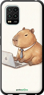 TPU чехол Funny Capybara CEO Working для Xiaomi Mi 10 Lite - 6777b-1924 изображение 