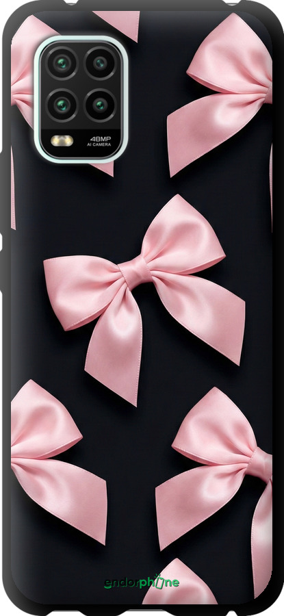 TPU чехол Coquette Ribbons Dark Coquette для Xiaomi Mi 10 Lite - 6767b-1924 изображение 