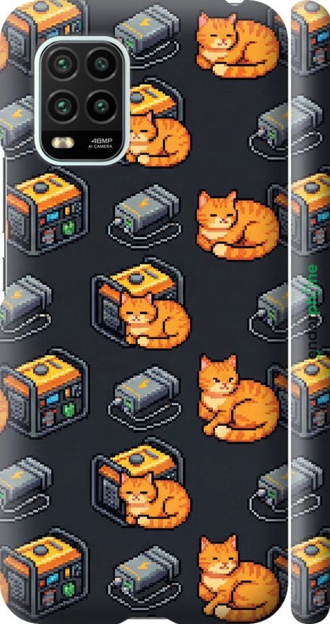 3D пластиковый матовый чехол Autonomous Zone для Xiaomi Mi 10 Lite - 6771m-1924 изображение 