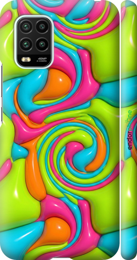 3D пластиковий матовий чехол Y2K Jelly Dream для Xiaomi Mi 10 Lite - 6780m-1924 изображение 