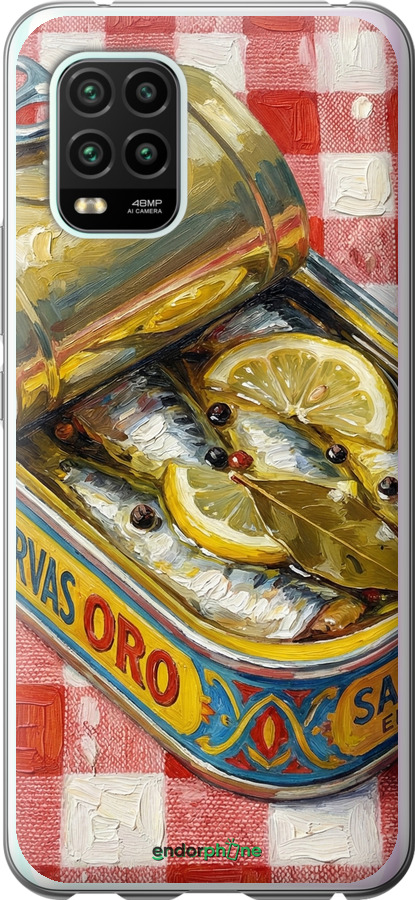 Силіконовий чехол Vintage Sardine Tin Phone для Xiaomi Mi 10 Lite - 6772u-1924 изображение 