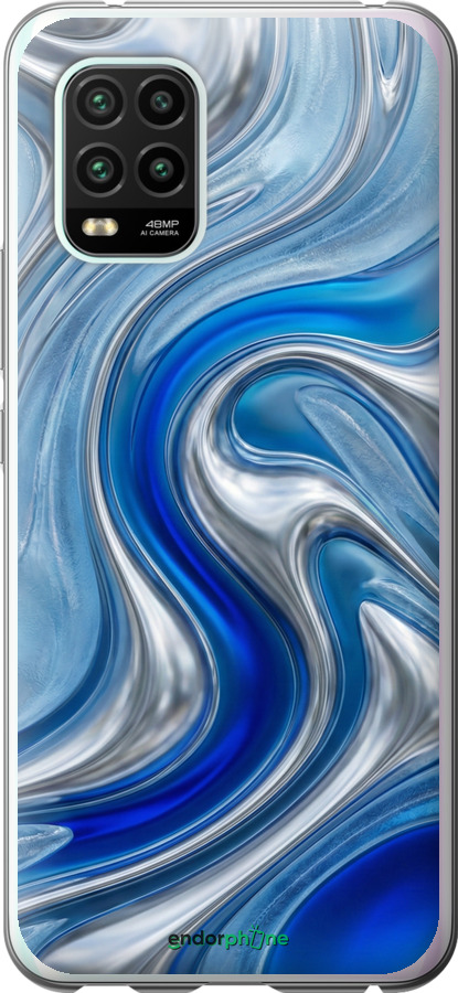 Силиконовый чехол Liquid Chrome для Xiaomi Mi 10 Lite - 6781u-1924 изображение 