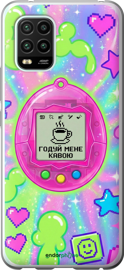 Силиконовый чехол Y2K Aesthetic Retro Pet: Годуй мене кавою для Xiaomi Mi 10 Lite - 6784u-1924 изображение 