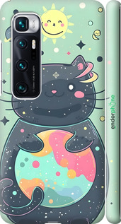 3D пластиковий матовий чехол Милый котик для Xiaomi Mi 10 Ultra - 6364m-2064 изображение 
