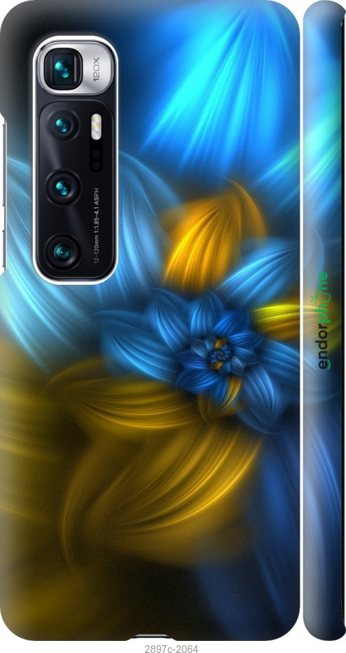 

3D пластиковий матовий чохол "Візерунок 46" для Xiaomi Mi 10 Ultra, Синій