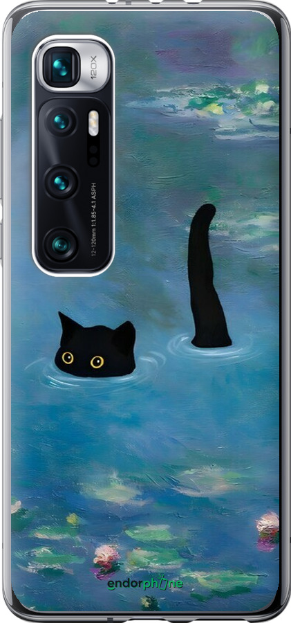 2D пластиковий чехол Із зображенням кота та водяної лілії Monet для Xiaomi Mi 10 Ultra - 6519t-2064 изображение 