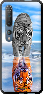TPU чехол Тигр для Xiaomi Mi 10 - 6016b-1860 изображение 