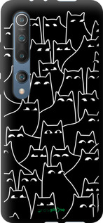 TPU чехол С изображением кошек для Xiaomi Mi 10 - 6470b-1860 изображение 