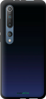 TPU чехол Градиент в тёмно - синем стиле для Xiaomi Mi 10 - 6542b-1860 изображение 