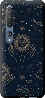 TPU чехол Celestial Harmony: Sun & Moon Gold Mystic Pattern для Xiaomi Mi 10 - 6778b-1860 изображение 