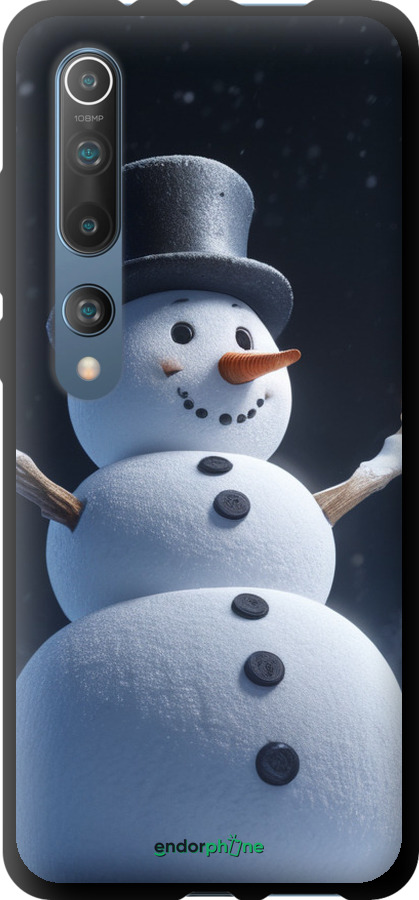 TPU чехол Сніговик для Xiaomi Mi 10 Pro - 5826b-1870 изображение 