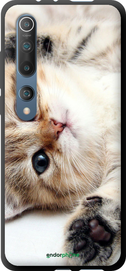 TPU чехол Котик для Xiaomi Mi 10 Pro - 6024b-1870 изображение 