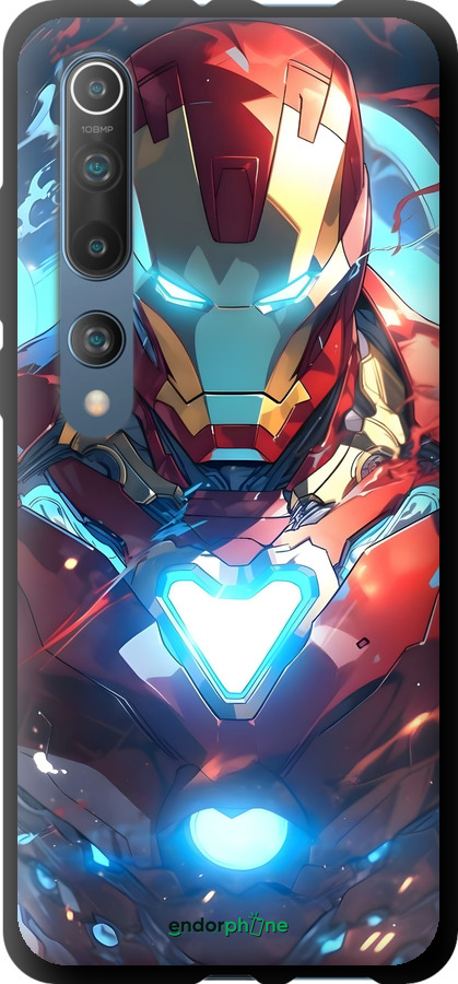 TPU чехол Железный человек для Xiaomi Mi 10 - 6372b-1860 изображение 