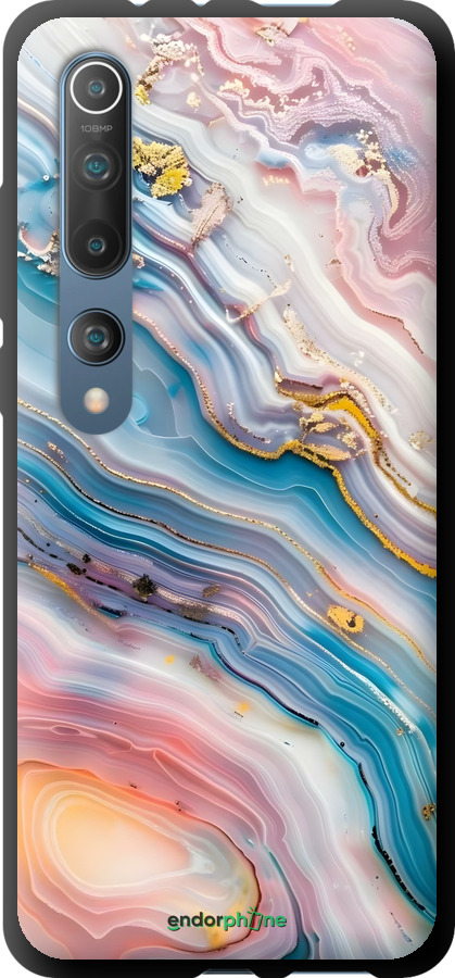 TPU чехол Мрамор красивый для Xiaomi Mi 10 Pro - 6376b-1870 изображение 
