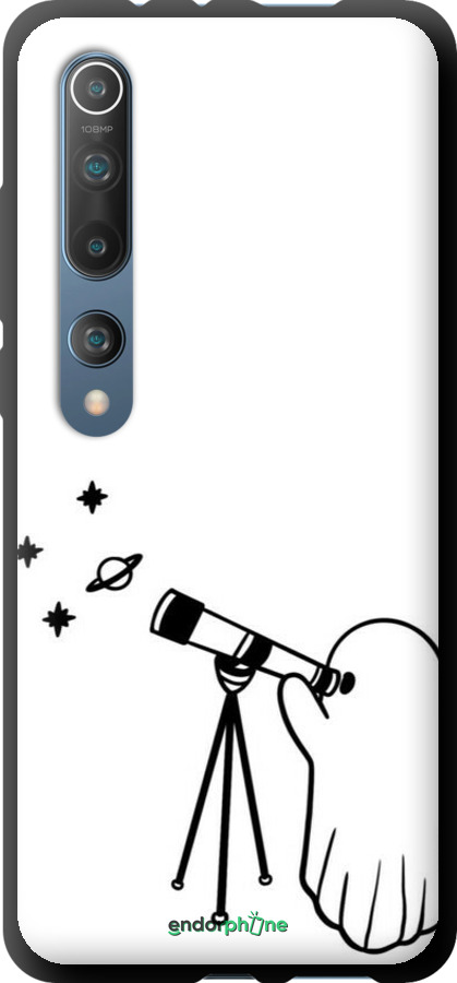 TPU чехол Привидение астроном для Xiaomi Mi 10 - 6444b-1860 изображение 