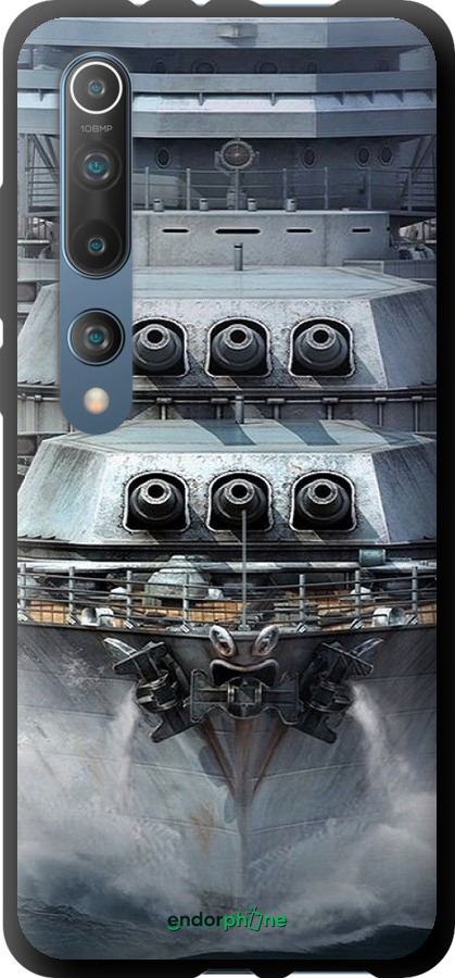 TPU чехол Лінкор, world of tanks, wargaming, військовий корабель для Xiaomi Mi 10 - 6453b-1860 изображение 