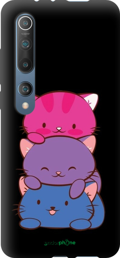 TPU чехол Милые кошки для Xiaomi Mi 10 - 6518b-1860 изображение 