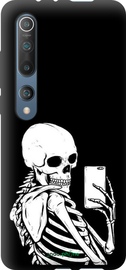 TPU чехол Скелет делает Selfie для Xiaomi Mi 10 Pro - 6535b-1870 изображение 