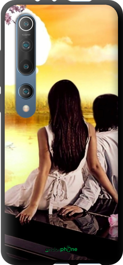 TPU чехол Sunset для Xiaomi Mi 10 - 6607b-1860 изображение 