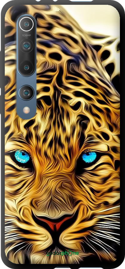 TPU чехол Леопард для Xiaomi Mi 10 Pro - 6611b-1870 изображение 