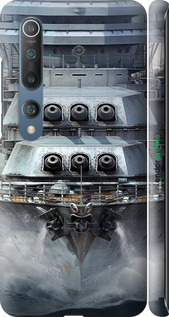 3D пластиковий матовий чехол Лінкор, world of tanks, wargaming, військовий корабель для Xiaomi Mi 10 - 6453m-1860 изображение 