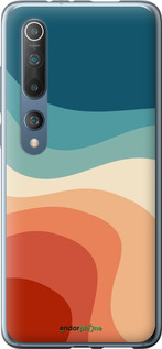 2D пластиковый чехол В стиле ретро с волнами для Xiaomi Mi 10 - 6531t-1860 изображение 