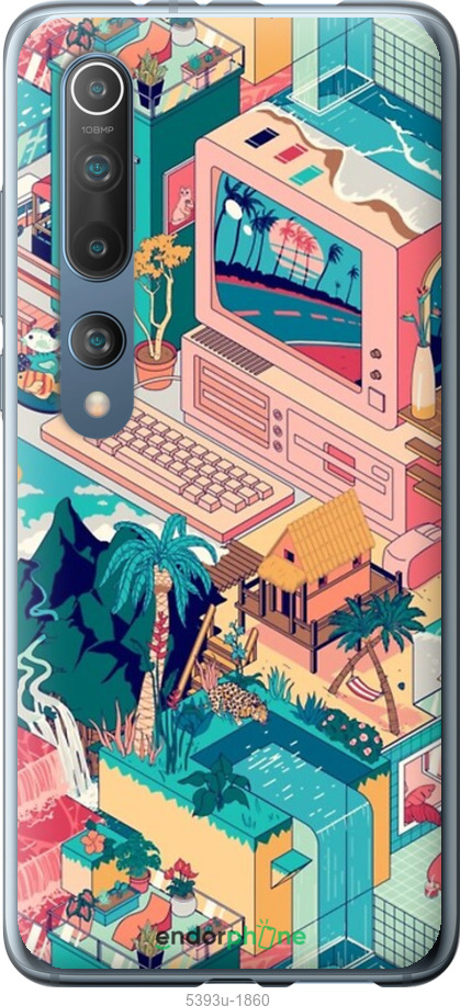 2D пластиковий чехол № 5393 для Xiaomi Mi 10 - 5393t-1860 изображение 