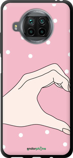 TPU чехол Половинка сердца для Xiaomi Mi 10T Lite - 4340b-2097 изображение 