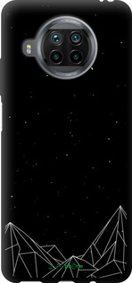 TPU чехол Чорно білі абстрактні гори для Xiaomi Mi 10T Lite - 6437b-2097 изображение 