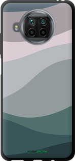 TPU чехол С фиолетовым и бирюзовым ретро-стилем и волнами для Xiaomi Mi 10T Lite - 6533b-2097 изображение 