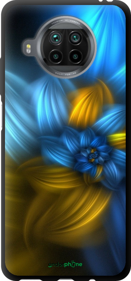 

TPU чорний чохол "Візерунок 46" для Xiaomi Mi 10T Lite, Синій