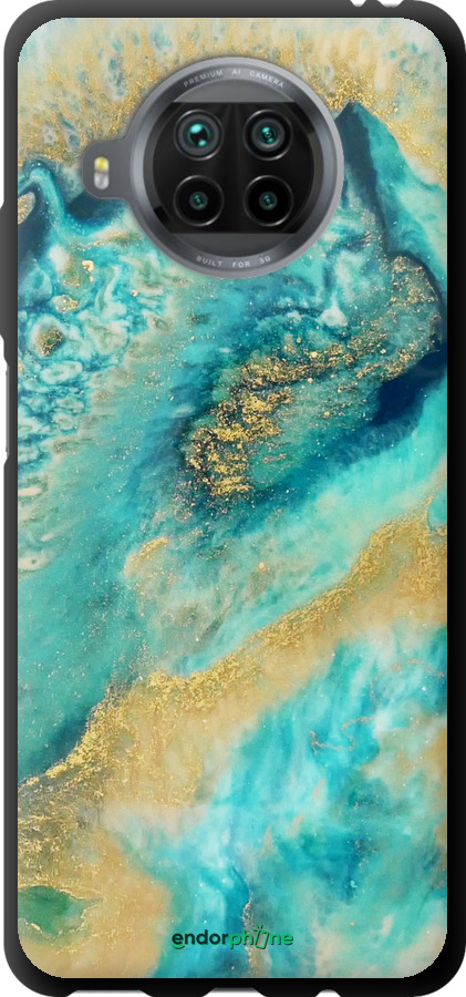 TPU чехол Green marble для Xiaomi Mi 10T Lite - 4365b-2097 изображение 
