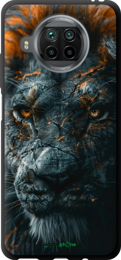 TPU чехол Пламенный лев для Xiaomi Mi 10T Lite - 6153b-2097 изображение 
