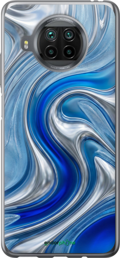 2D пластиковый чехол Liquid Chrome для Xiaomi Mi 10T Lite - 6781t-2097 изображение 
