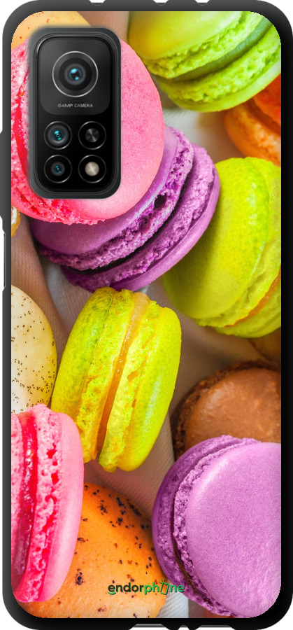 

Coque du TPU noir "Macarons" pour Xiaomi Mi 10T, Jaune