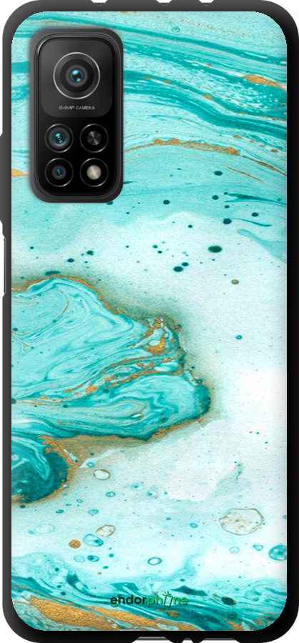 TPU чехол Мраморный для Xiaomi Mi 10T Pro - 4895b-2679 изображение 