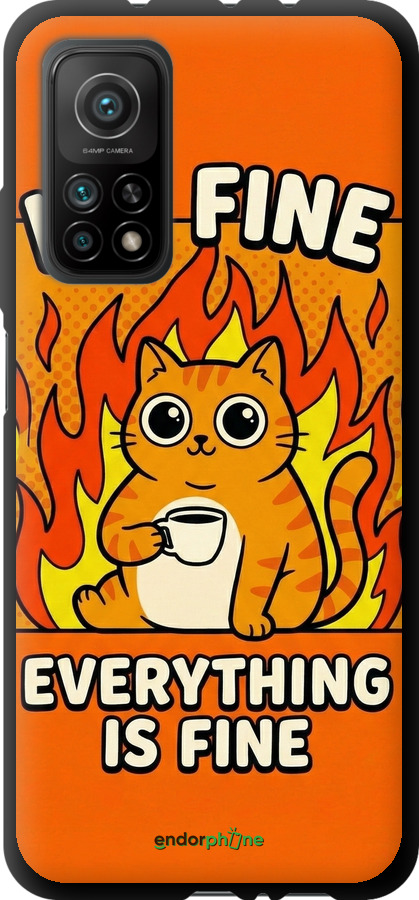 TPU чехол Funny Cat для Xiaomi Mi 10T Pro - 6786b-2679 изображение 