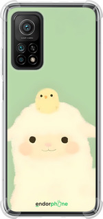 Силикон с усиленными углами чехол Барашек и ципленок для Xiaomi Mi 10T Pro - 6369sp-2679 изображение 