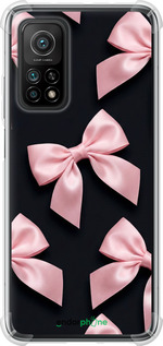 Силикон с усиленными углами чехол Coquette Ribbons Dark Coquette для Xiaomi Mi 10T - 6767sp-2096 изображение 