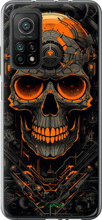 Силіконовий чехол Череп для Xiaomi Mi 10T - 5952u-2096 изображение 