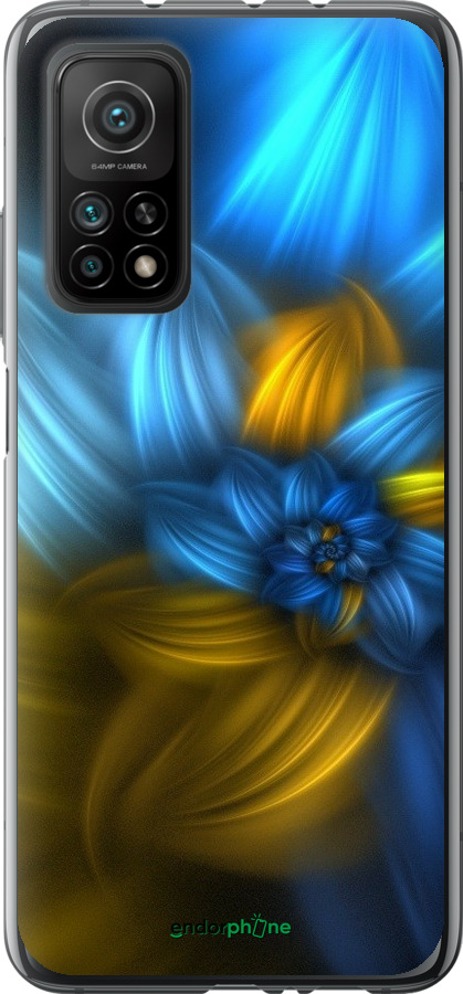 

Силіконовий чохол "Візерунок 46" для Xiaomi Mi 10T, Синій