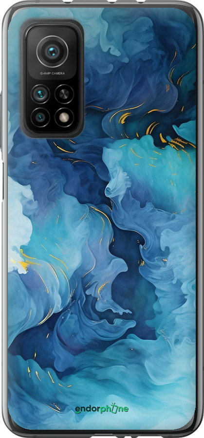 Силиконовый чехол Акварель для Xiaomi Mi 10T Pro - 6320u-2679 изображение 