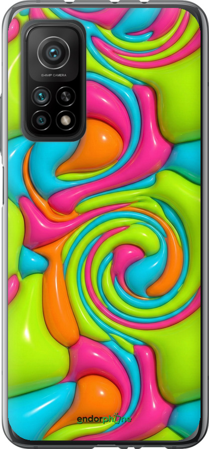 Силиконовый чехол Y2K Jelly Dream для Xiaomi Mi 10T Pro - 6780u-2679 изображение 